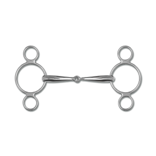 Mors 3 Anneaux Réglable Simple Brisure